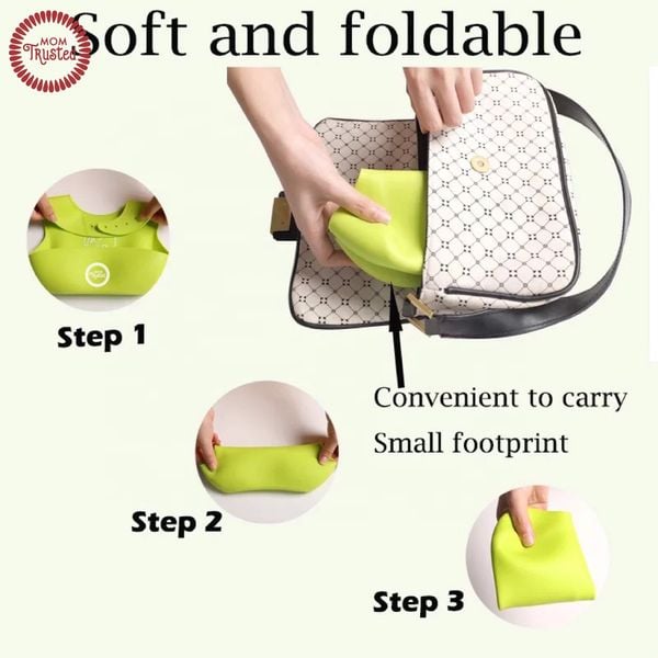 Yếm máng silicone Mom Trusted