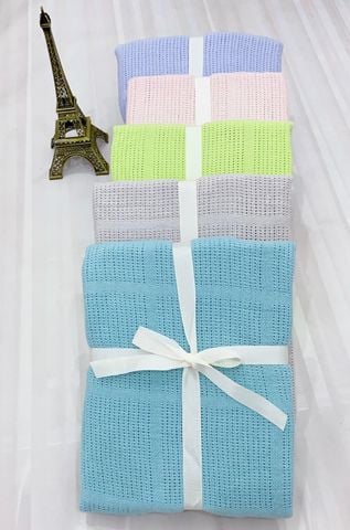 Chăn lưới Mom Trusted sợi tre và Cotton chính hãng