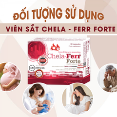 Viên sắt cho bà bầu Chela - Ferr Forte