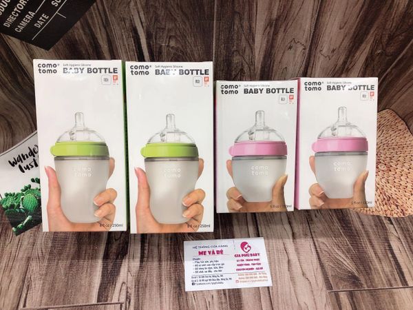Bình sữa silicone Comotomo 250ml