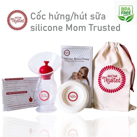 Cốc hứng sữa Silicone thương hiệu Mom Trusted
