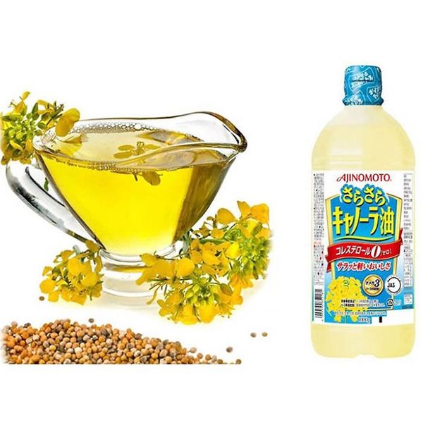 Dầu ăn hoa cải Ajinomoto Nhật Bản nguyên chất 1000g