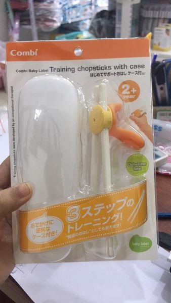 Đũa tập ăn combi kèm hộp