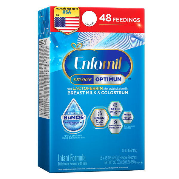 Sữa Enfamil Enspire Infant Formula 850g (0-12 tháng)