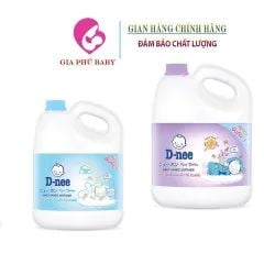 Nước xả Dnee can 2800ml chính hãng ( màu hồng / xanh lá / xanh dương / tím / trắng ) chính hãng