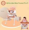 Ghế ăn dặm đa năng 3 in 1 Mom Trusted chính hãng phiên bản 2025