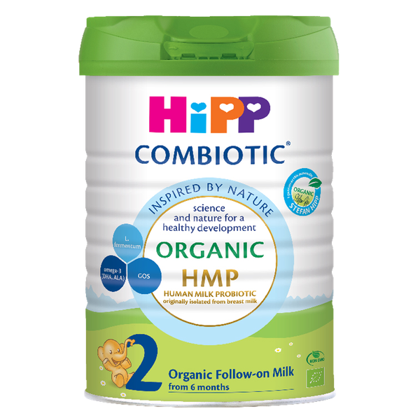 Sữa HiPP Organic số 2 800g – Dinh Dưỡng Hữu Cơ Chuẩn Châu Âu Cho Bé 6–12 Tháng Tuổi