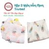 Hộp 2 khăn đa năng sợi tre  Mom Trusted 110 x 120 cm