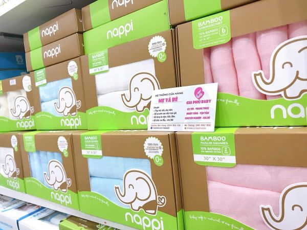 Khăn tắm - đa năng Nappi 120 x 120 cm