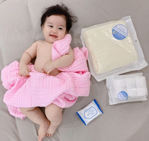 Khăn tắm vải bông L'ange 70 x 120cm