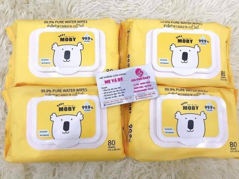 Khăn ướt tinh khiết Moby