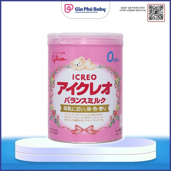 Sữa  GLICO ICREO SỐ 0 800G