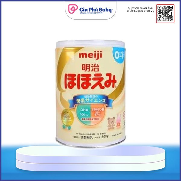 Sữa Meiji số 0 800g dạng bột (0 - 1 tuổi)