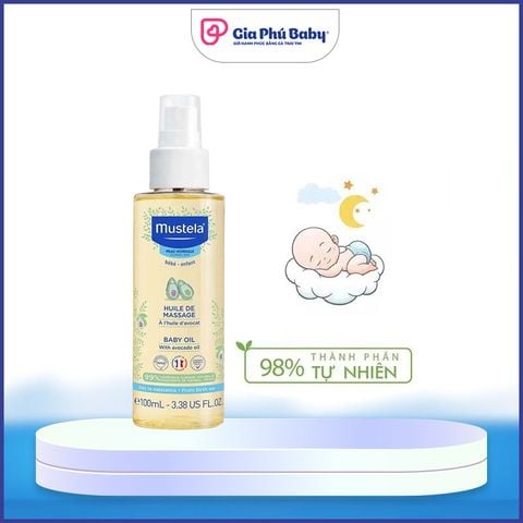 Dầu Massage Mustela 100ml Cho Trẻ Sơ Sinh