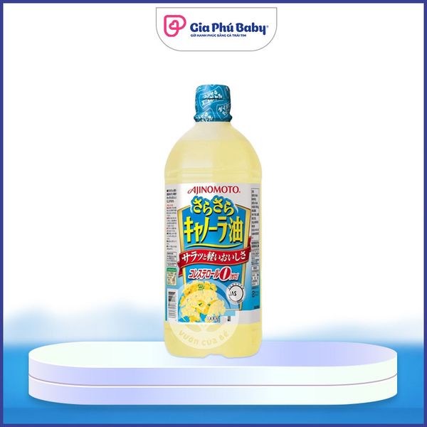Dầu ăn hoa cải Ajinomoto Nhật Bản nguyên chất 1000g