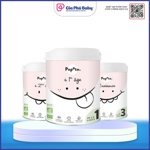 Sữa Hữu Cơ Popote Pháp 800g – Dinh Dưỡng Organic Chuẩn Châu Âu Cho Bé Khỏe Mạnh Từ Bên Trong