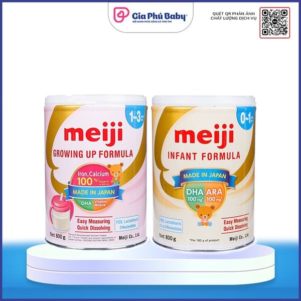 Sữa Meiji nhập khẩu số 0 800g (0 - 1 tuổi)