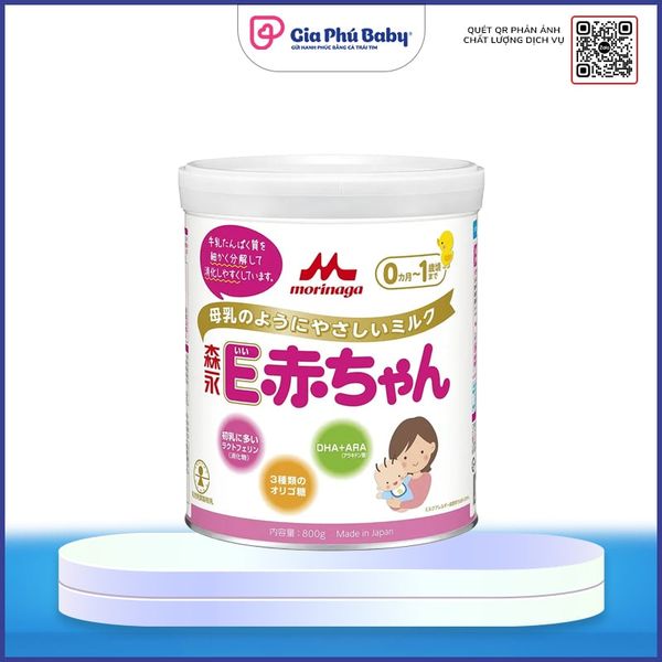 Sữa Morinaga E-Akachan số 0 cho trẻ non tháng 800g