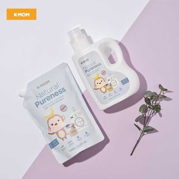 Nước giặt đồ sơ sinh hưu cơ K-Mom  Hàn Quốc