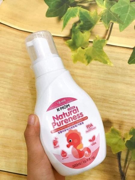 Nước rửa bình & rau quả hữu cơ K-Mom Hàn Quốc