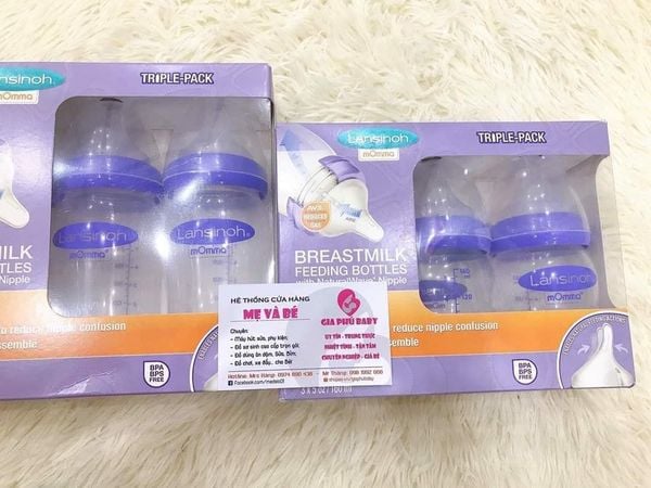 Bình ti  lansinoh dung tích 160ml/240ml