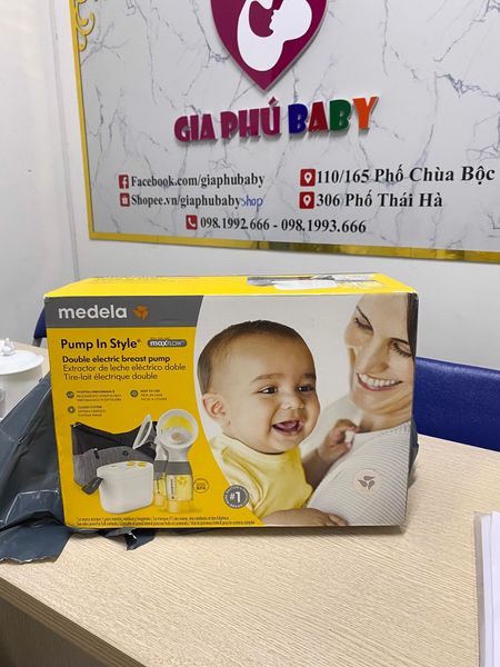 Máy hút sữa Medela pump Max Flow new sealed box bản rút gọn