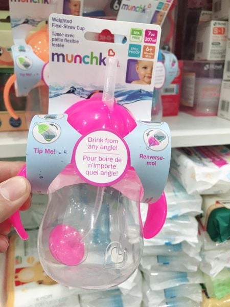 Cốc uống hút mọi tư thế Munchkin