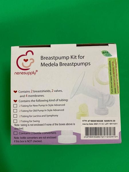 Bộ phụ kiện cho máy hút sữa Medela pump