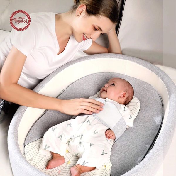 Nôi ngủ chung giường 2 in 1 Mom Trusted