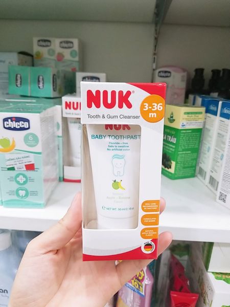 Kem đánh răng NUK 6-36 tháng