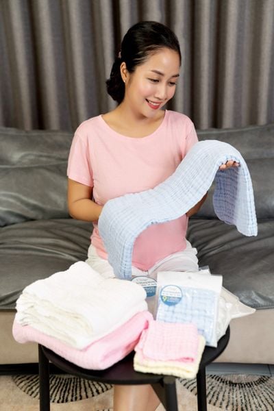 Khăn tắm vải bông L'ange 70 x 120cm