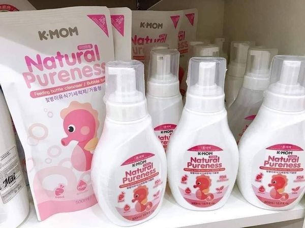 Nước rửa bình & rau quả hữu cơ K-Mom Hàn Quốc