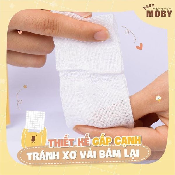 Gạc rơ lưỡi Baby Moby (50 miếng)