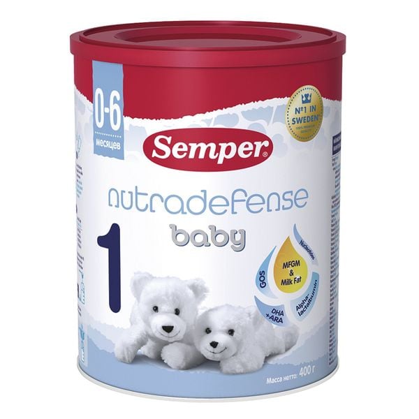 Sữa semper Nutradefense nga số 1,2 hộp 400g