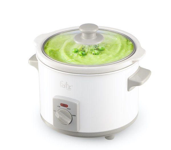 NỒI NẤU CHẬM  fatz baby  SLOW 3 - FB9025MH (MÀU TRẮNG) (2.5L)