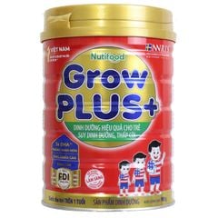 Sữa Grow Plus Đỏ 900g – Dinh Dưỡng Đặc Trị Cho Trẻ Suy Dinh Dưỡng, Thấp Còi Từ 1 Tuổi