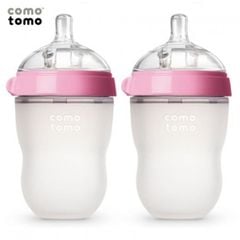 Hộp 2 bình sữa silicone Comotomo dung tích 150ml