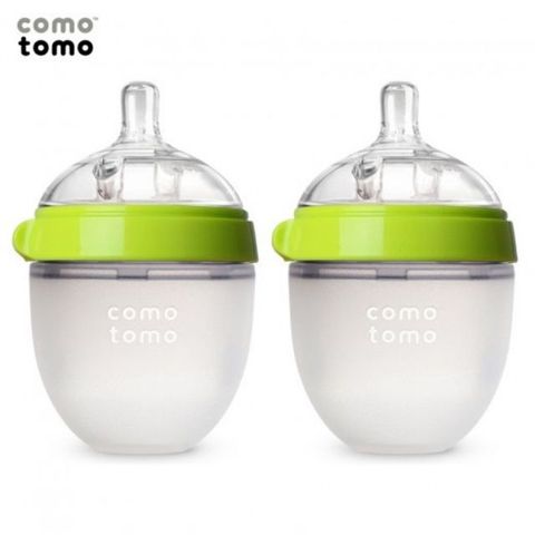 Hộp 2 bình sữa silicone Comotomo dung tích 150ml