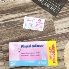 Nước muối sinh lý pháp Physiodose