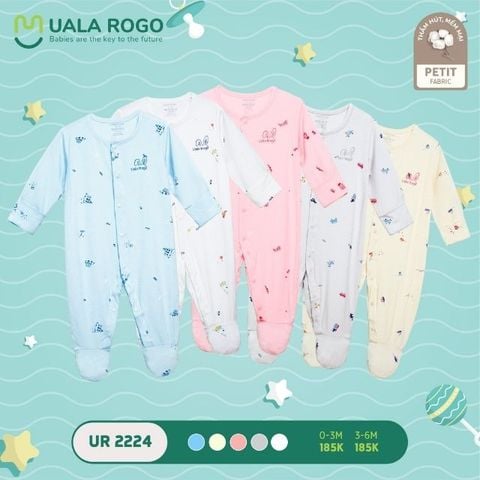 Bộ body liền chân lộn tay ualarogo petit