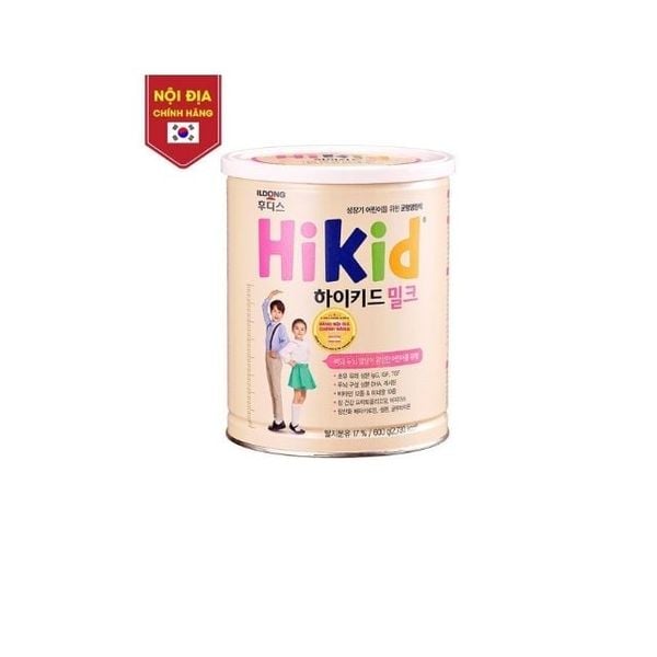 Sữa Hikid vị vani 600g - Thơm ngon dễ uống, bổ sung dinh dưỡng cần thiết cho bé