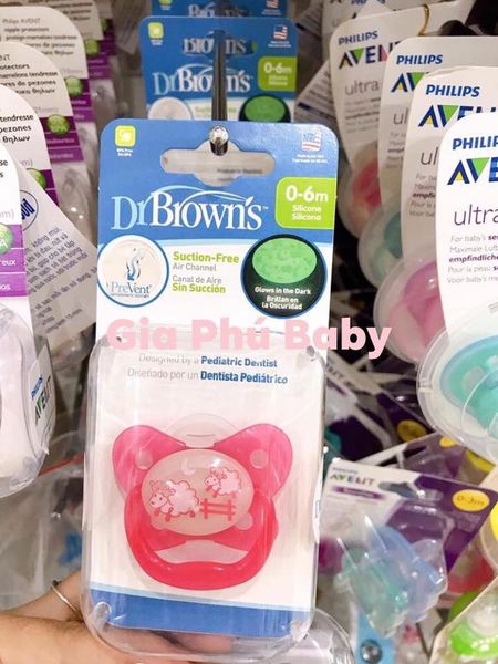 Ty giả Dr.Brown's  đủ size ( phát quang)