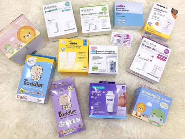 Túi trữ sữa Unimom Compact 210ml hộp 60 túi