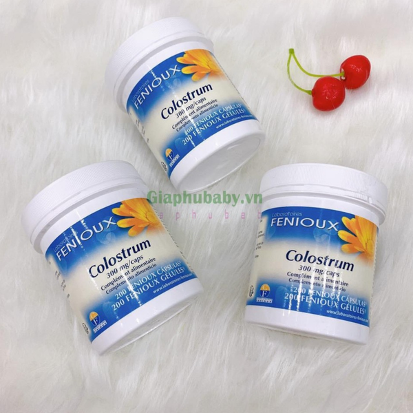 Sữa Non Pháp Colostrum Hộp 200 Viên – Tăng Cường Miễn Dịch