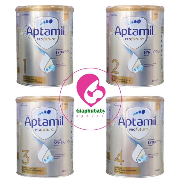 Sữa Aptamil Úc số 1,2,3,4 mẫu mới, chính hãng nhập khẩu