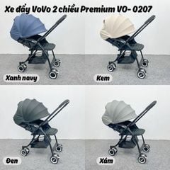 Xe Đẩy Vovo 2 Chiều Premium VO-0207 - Đủ màu