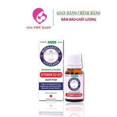 BioAmicus Vitamin D3K2MK7 Bao Kép 10ml chính hãng cho bé sơ sinh