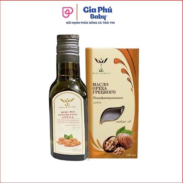 Dầu hạt óc chó Nga 250ml/100ml chính hãng date mới