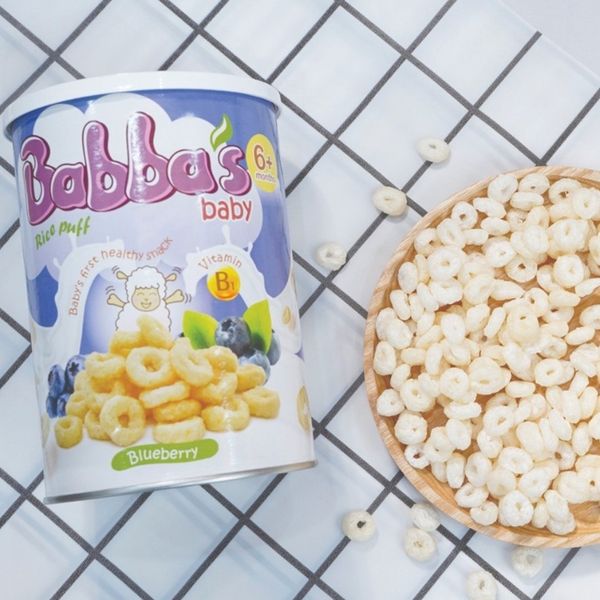Bánh gạo ăn dặm cho bé Babba’s Baby Malaisia từ 6 tháng hàng chính hãng