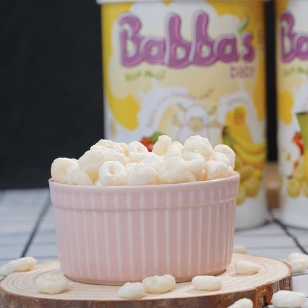 Bánh gạo ăn dặm cho bé Babba’s Baby Malaisia từ 6 tháng hàng chính hãng